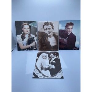 Lot Of 4 Postcards Lucy& Desi, Elvis, james Dean , And Judy Garland Classico SF